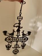 Antiek Byzantijns kruis hanger incl kaarsenhouders., Antiek en Kunst, Ophalen of Verzenden