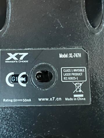 A4Tech X7 XL-747H Gaming Muis beschikbaar voor biedingen