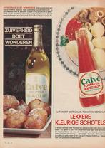 Retro reclame 1962 Calvé slaolie voor de oliebollen, Verzenden, Overige typen
