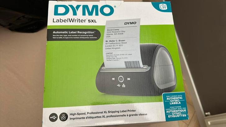 DYMO DYMO LabelWriter 5XL, Computers en Software, Labelprinters, Nieuw, Ophalen