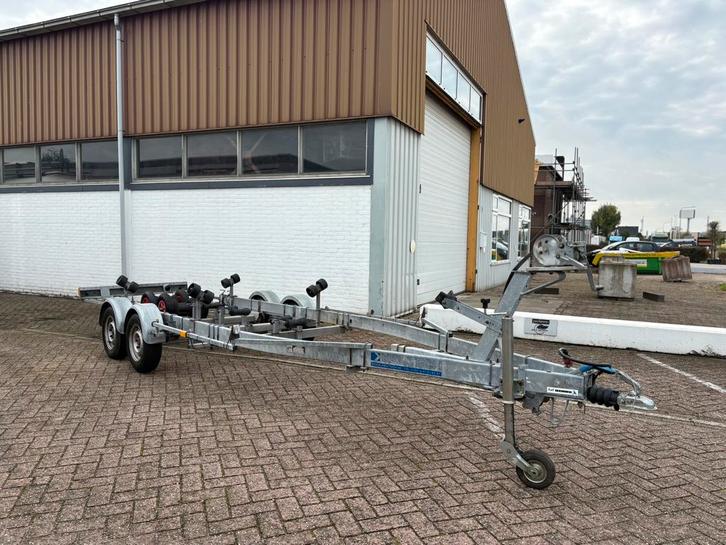 Kalf 2000 KG Tandemasser trailer Nederlandse kenteken, Watersport en Boten, Boottrailers, Gebruikt, Overige typen, 1500 tot 3000 kg