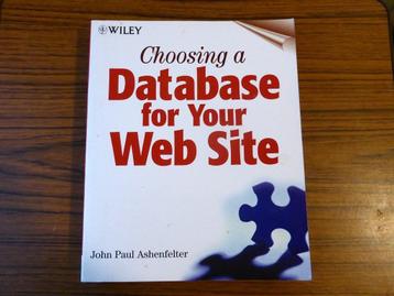 Choosing a database for your website (engelstalig) beschikbaar voor biedingen