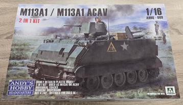 Andy’s Hobby Headquarters AHHQ-009 1:16 M113A1 / M113A1 ACAV beschikbaar voor biedingen