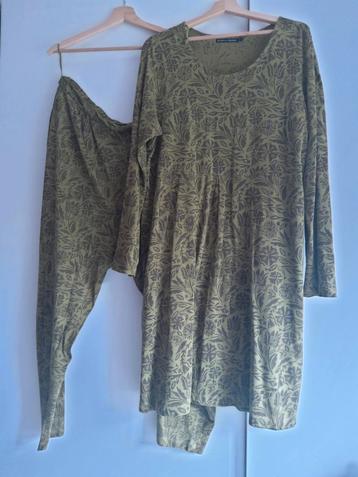 Gudrun Sjoden, tuniek/jurk met broek, XL, groen. beschikbaar voor biedingen