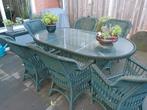 Tuinmeubelset, Ophalen, Kunststof, Gebruikt, 6 zitplaatsen