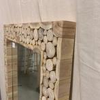 Spiegel – massief teak lijst - 150 x 80 cm - TTM Wonen, Huis en Inrichting, Woonaccessoires | Spiegels, TTM Wonen, Meubels – (Perzische) Tapijten en Woonaccessoires