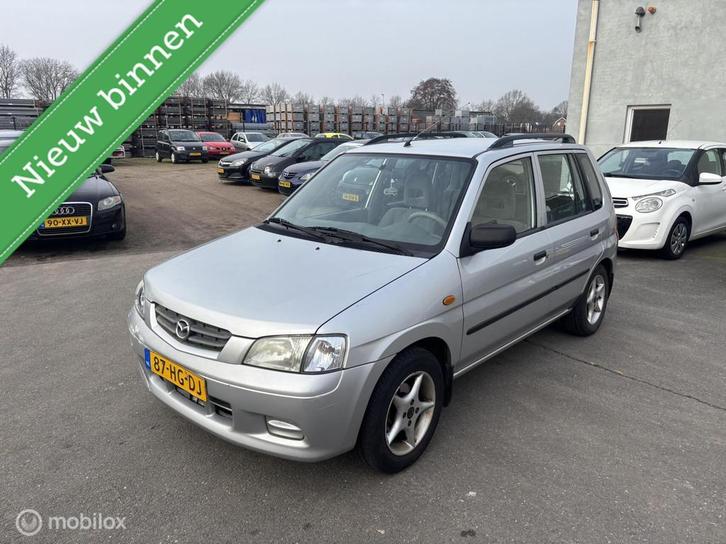 Mazda Demio 1.5 Exclusive WEINIG KM NAP, Auto's, Mazda, Bedrijf, Te koop, Demio, Airbags, Alarm, Centrale vergrendeling, Dakrails