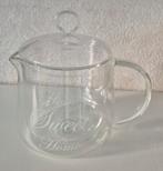 Dubbelwandige glazen theepot, Ophalen, Zo goed als nieuw, Glas