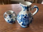 2 mooie onbeschadigde delfts blauwe vaasjes, Antiek en Kunst, Antiek | Keramiek en Aardewerk, Ophalen of Verzenden