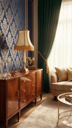 Hollywood Regency Barok Tafellamp 34x10x10 cm, Antiek en Kunst, Antiek | Lampen, Ophalen of Verzenden