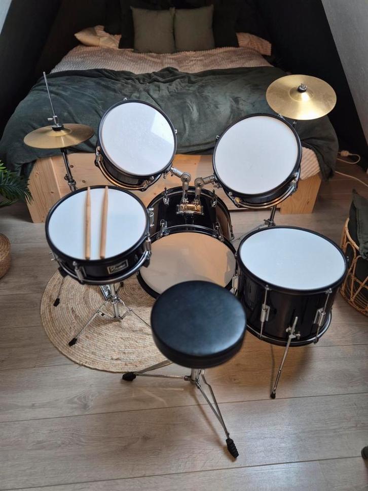 Fame 5-delige drumstel - Perfect voor beginners!, Muziek en Instrumenten, Drumstellen en Slagwerk, Zo goed als nieuw, Overige merken