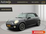 Mini Mini Cabrio 1.6 Cooper Chili|XENON|120PK|LEDER|NAVI|LM-, Auto's, Gebruikt, Zwart, 4 cilinders, Cabriolet