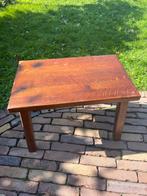 Houten tafeltje, Ophalen
