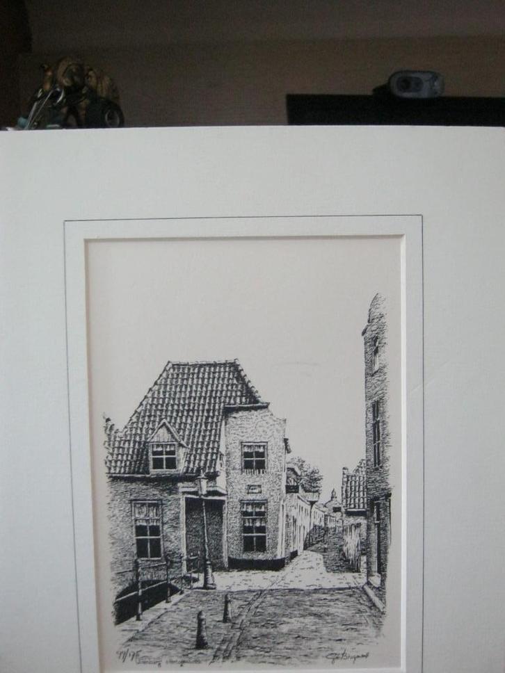 een mooie paspartout van den uilenburg, Verzamelen, Overige Verzamelen, Zo goed als nieuw, Ophalen