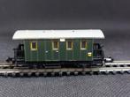 Minitrix 3001 -K.Bay.Sts.B. post-/bagagewagen PPostL (14737), Gebruikt, Gelijkstroom, Trix, Wagon