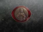 Oude vestinsigne met Jesus Christus (emaille), Antiek en Kunst, Antiek | Religie, Verzenden