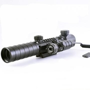 Luxe 3-9x32EG scope 11 en 22 mm mont. icm rode laser NU € 86 beschikbaar voor biedingen