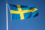 Groot formaat Zweedse vlag, Diversen, Vlaggen en Wimpels, Nieuw, Ophalen of Verzenden