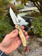 Sebenza Large 31 Box Elder Magnacut. Glass Blasted MIM clip, Ophalen, Nieuw