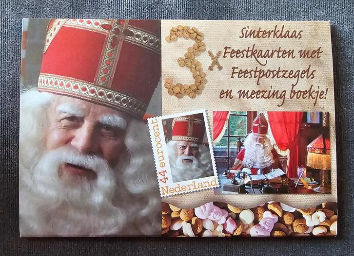 sinterklaas postzegels feestkaarten en boekje nieuw, Postzegels en Munten, Postzegels | Nederland, Postfris, Na 1940, Verzenden
