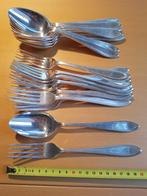 12 verzilverde soeplepels, Keltum, Antiek en Kunst, Ophalen of Verzenden