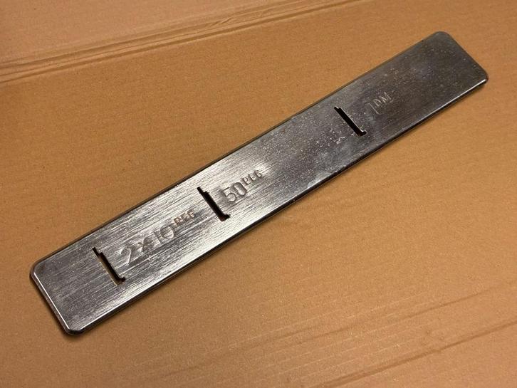 Gottlieb geldinworpstrook - 3 chute coin entrance plate 60's, Verzamelen, Automaten | Flipperkasten, Gebruikt, Mechanisch, Onderdeel of Defecte kast