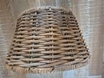 Rieten lampenkap., Ophalen of Verzenden, Zo goed als nieuw, Rond, 25 tot 50 cm