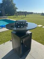 BARBECUE PLANCHA CORTEN, Tuin en Terras, Houtskoolbarbecues, Ophalen, Zo goed als nieuw