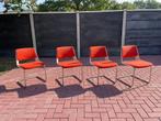 4 Gispen André Cordemeyer sledestoelen, model Stratus, Huis en Inrichting, Ophalen of Verzenden, Eén