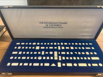 The 100 Greatest Stamps of the World – Sterling Silver beschikbaar voor biedingen