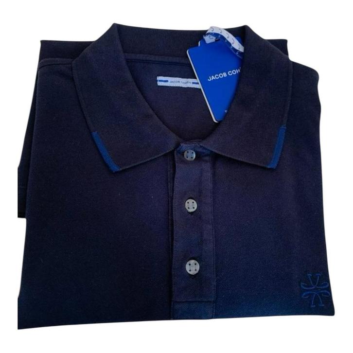 Mooie Jacob Cohen XL Napoli donkerblauwe Polo NIEUW, Kleding | Heren, Polo's, Nieuw, Maat 56/58 (XL), Blauw, Verzenden