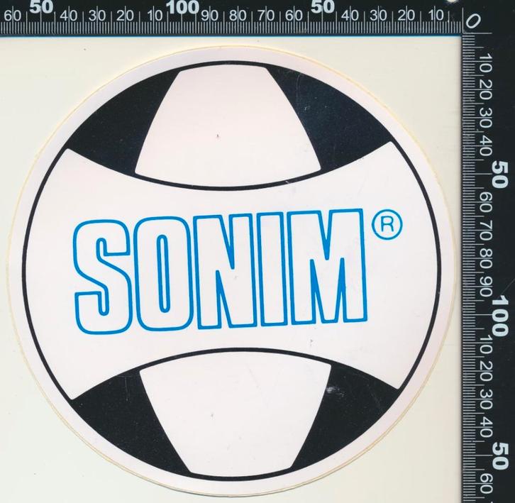 Sticker: Sonim, Verzamelen, Stickers, Zo goed als nieuw, Bedrijf of Vereniging, Verzenden