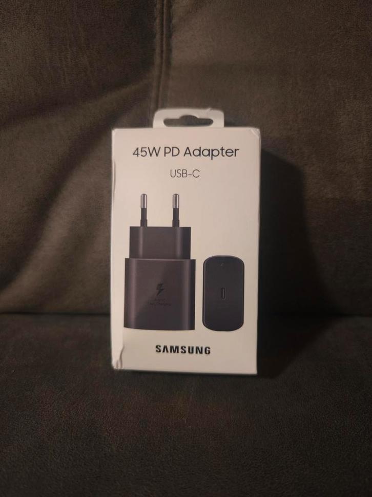 Samsung 45W USB-C Snellader, Telecommunicatie, Mobiele telefoons | Telefoon-opladers, Nieuw, Samsung, Ophalen of Verzenden