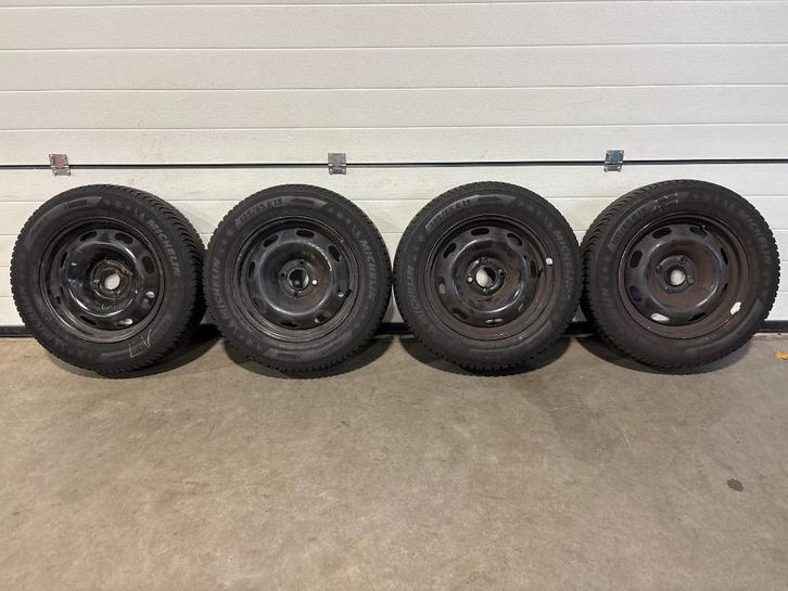 15" michelin winterbanden st. 4 x 108 div. peugeot, citroen, Auto-onderdelen, Banden en Velgen, Banden en Velgen, Winterbanden