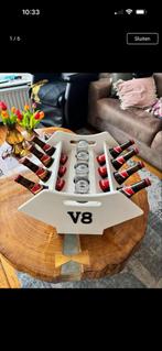 V8 Bierblok - Uniek Design!, Huis en Inrichting, Ophalen, 5 tot 15 flessen, Zo goed als nieuw, Minder dan 50 cm