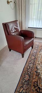 Mooie lederen fauteuil helemaal gratis en voor niets!!, Ophalen, Zo goed als nieuw