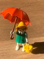 Playmobil 3345 Girl with Umbrellavintage jaren ’70 compleet, Ophalen of Verzenden, Zo goed als nieuw, Complete set