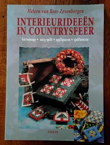 Interieurideeën in countrysfeer - kartonage easy-quilt appli beschikbaar voor biedingen