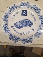 Auto Ruesink Citroën 1986-2000 autobedrijf Delfts Blauw bord, Antiek en Kunst, Ophalen of Verzenden