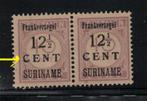 PL17 Suriname 117 postfris PLAATFOUT deuk in C, Postzegels en Munten, Postzegels | Suriname, Verzenden, Postfris