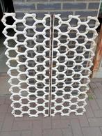 Gietijzeren hekwerken 2x ; 108x42 cm victoriaans, Ophalen