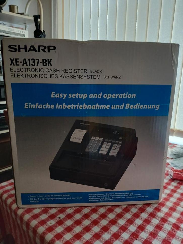 Sharp XE-A137-BK Kassa, Verzamelen, Elektronische Apparatuur, Overige typen, Ophalen of Verzenden