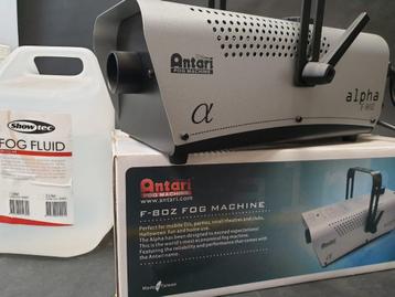 Antari Alpha F-80Z Rookmachine + 5L Showtec Fog Fluid beschikbaar voor biedingen