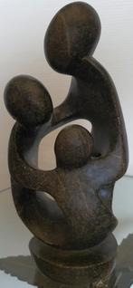 Beeld, familie of gezin van 3 personen, Antiek en Kunst, Kunst | Beelden en Houtsnijwerken, Ophalen of Verzenden