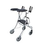 Rollator met onderarm steunen zilvergrijs, Ophalen, Opvouwbaar, Gebruikt