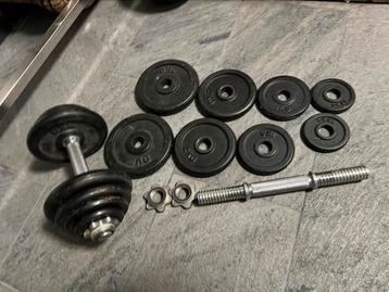 2 x verstelbare dumbells 15 kg dumbell set gewichten beschikbaar voor biedingen