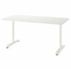Ikea BEKANT 160x80 bureau, Ophalen, In hoogte verstelbaar, Zo goed als nieuw