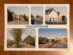 Ansichtkaart Graafstroom - Dorpsgezichten. Ongelopen., Ophalen of Verzenden, 1980 tot heden, Ongelopen, Zuid-Holland