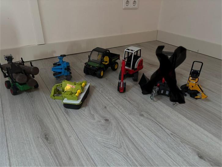 6 verschillende voertuigen van Bruder, Kinderen en Baby's, Speelgoed | Speelgoedvoertuigen, Gebruikt, Ophalen