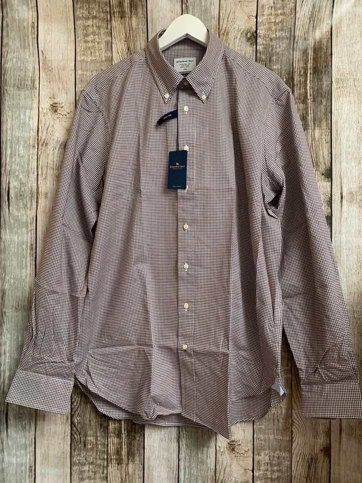 Nieuw bruin/wit ruit overhemd van Steppin Out (Maat XXL), Kleding | Heren, Grote Maten, Nieuw, Overhemd, Bruin, Verzenden